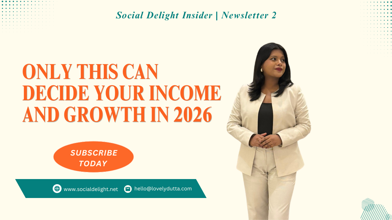 Only this can decide your income+growth in 2026...